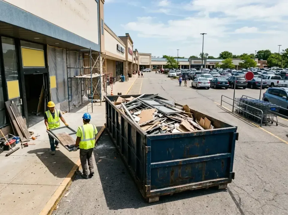 retail-store-renovation-debris-003 — frequently asked questions, Roll-off Dumpster Rentals in Virginia